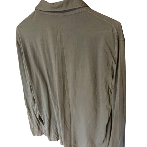 J Crew Broken In Long Sleeved Collared Jersey - Picture 2 of 3